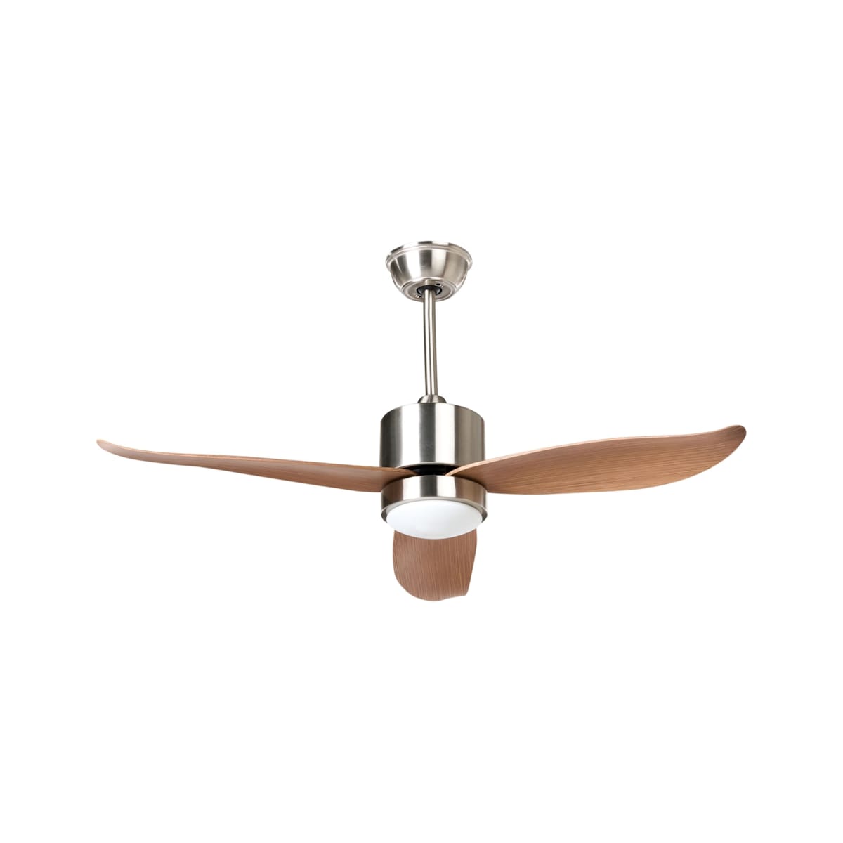 Wentylator sufitowy z lampą MAHAUT Jasnobrązowy