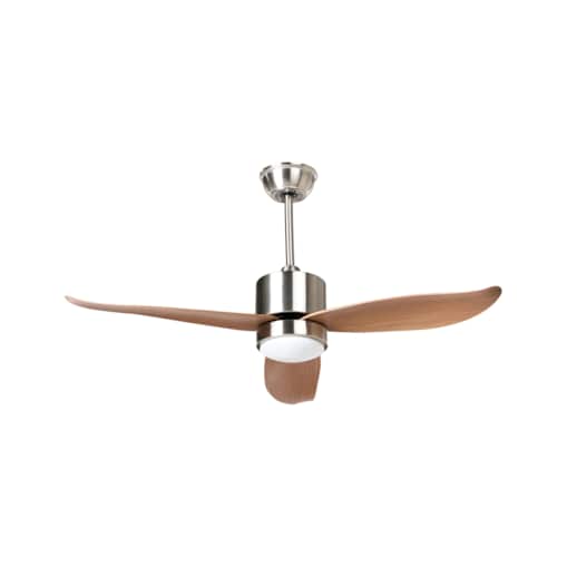 Wentylator sufitowy z lampą MAHAUT Jasnobrązowy