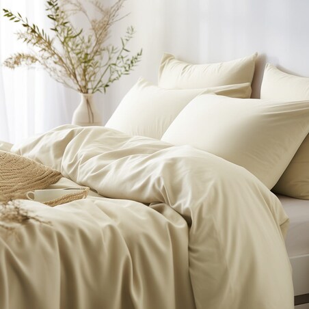 Poszewka satynowa 70x80 kolor Krem