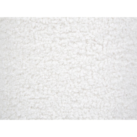 Puf boucle 40 cm biały CARRINGTON