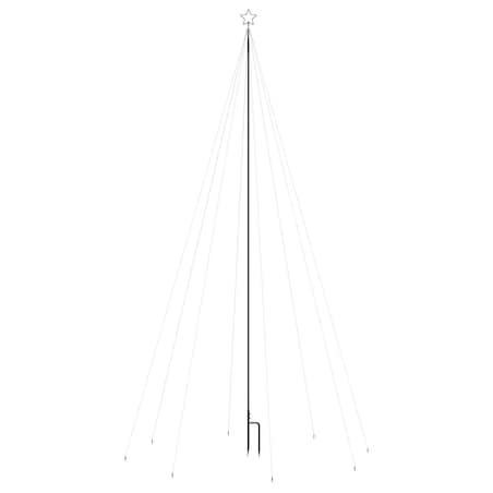 vidaXL Choinka z lampek ułożonych w wodospad, 400 diod LED, 2,5 m