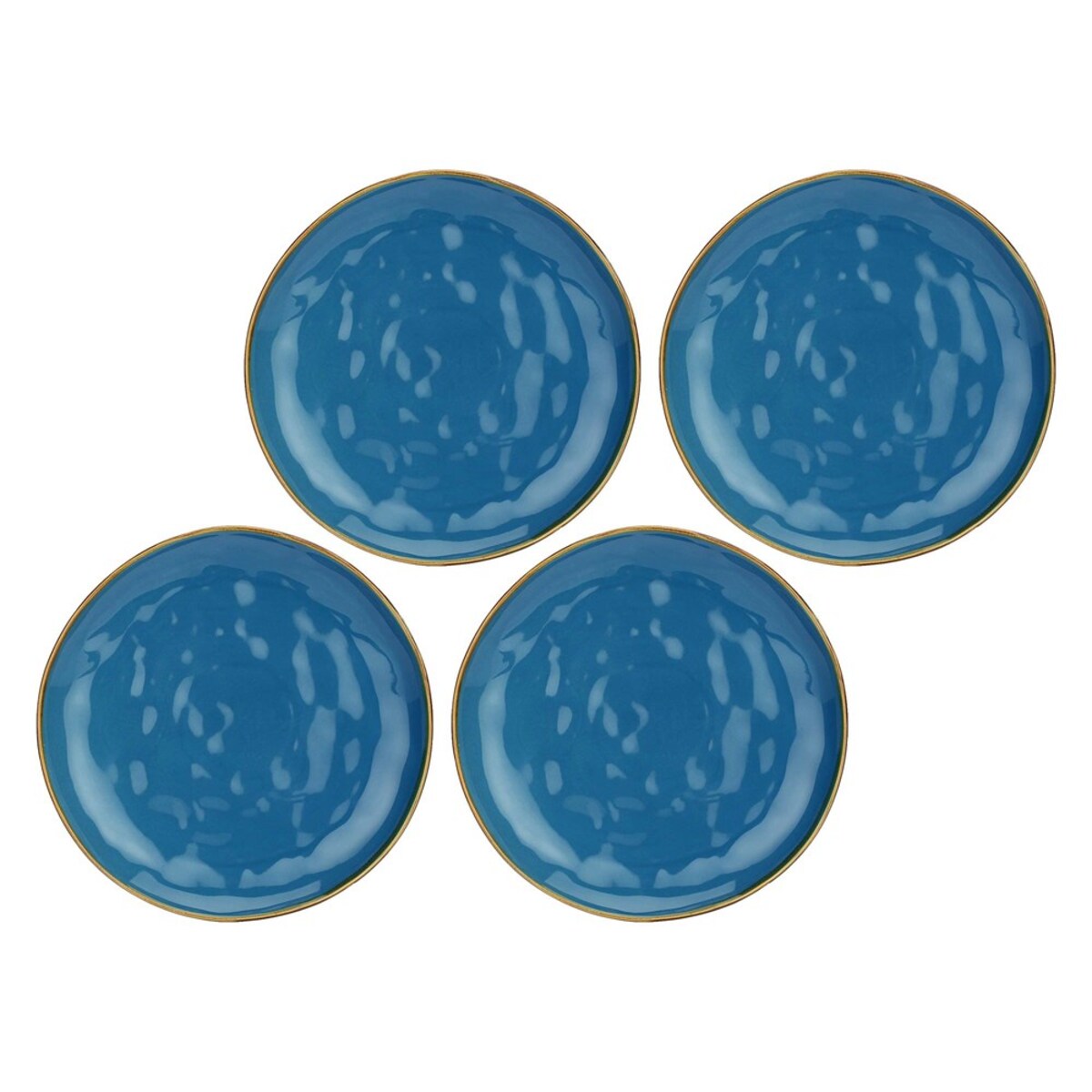 Zestaw 4 talerzy obiadowych Concerto Blu Avio - Granatowy, 27 cm