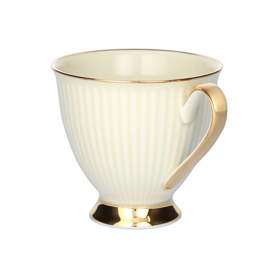 Filiżanka 250 ml ze spodkiem Dalia Kwarc GZ02