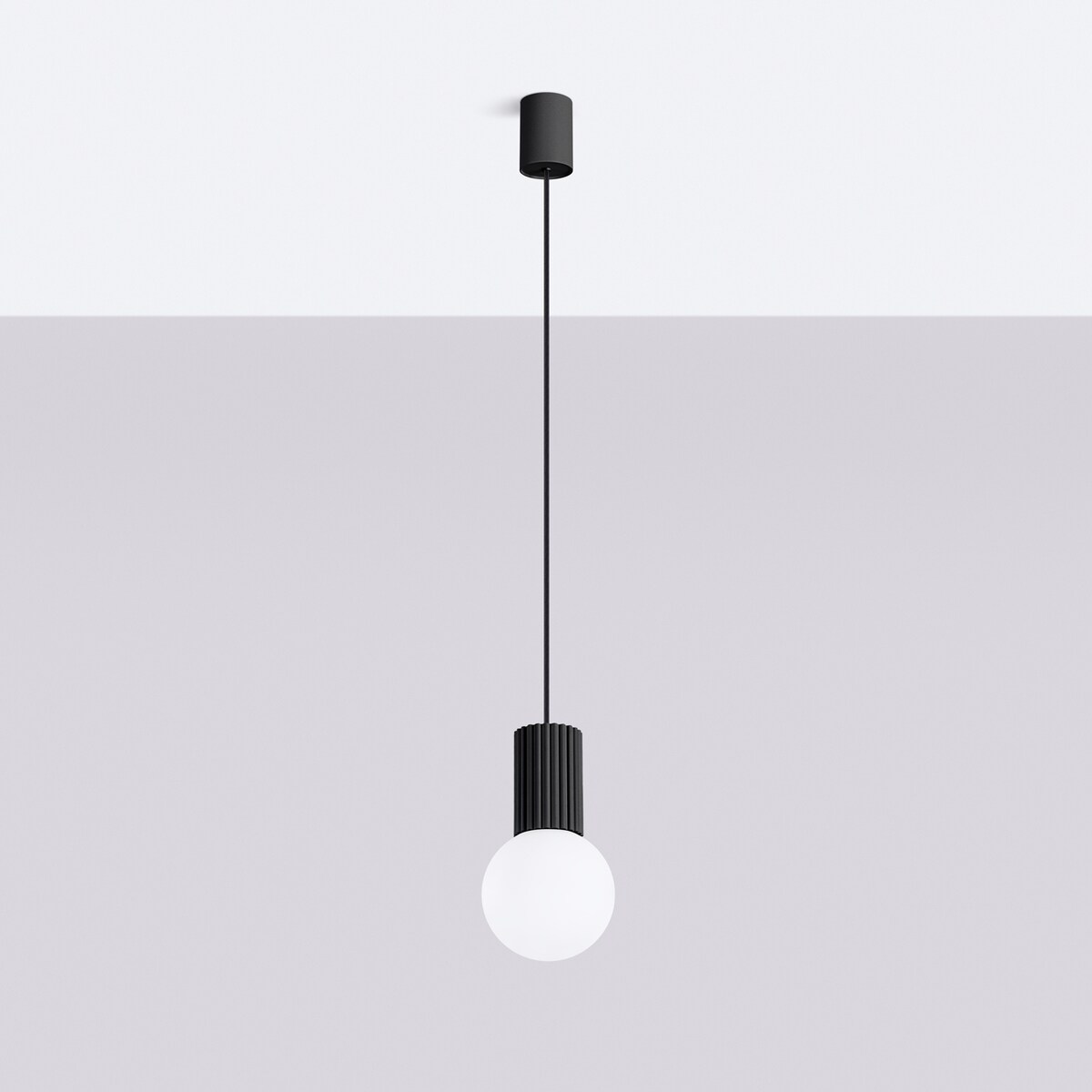 Lampa wisząca HALO 1 czarna