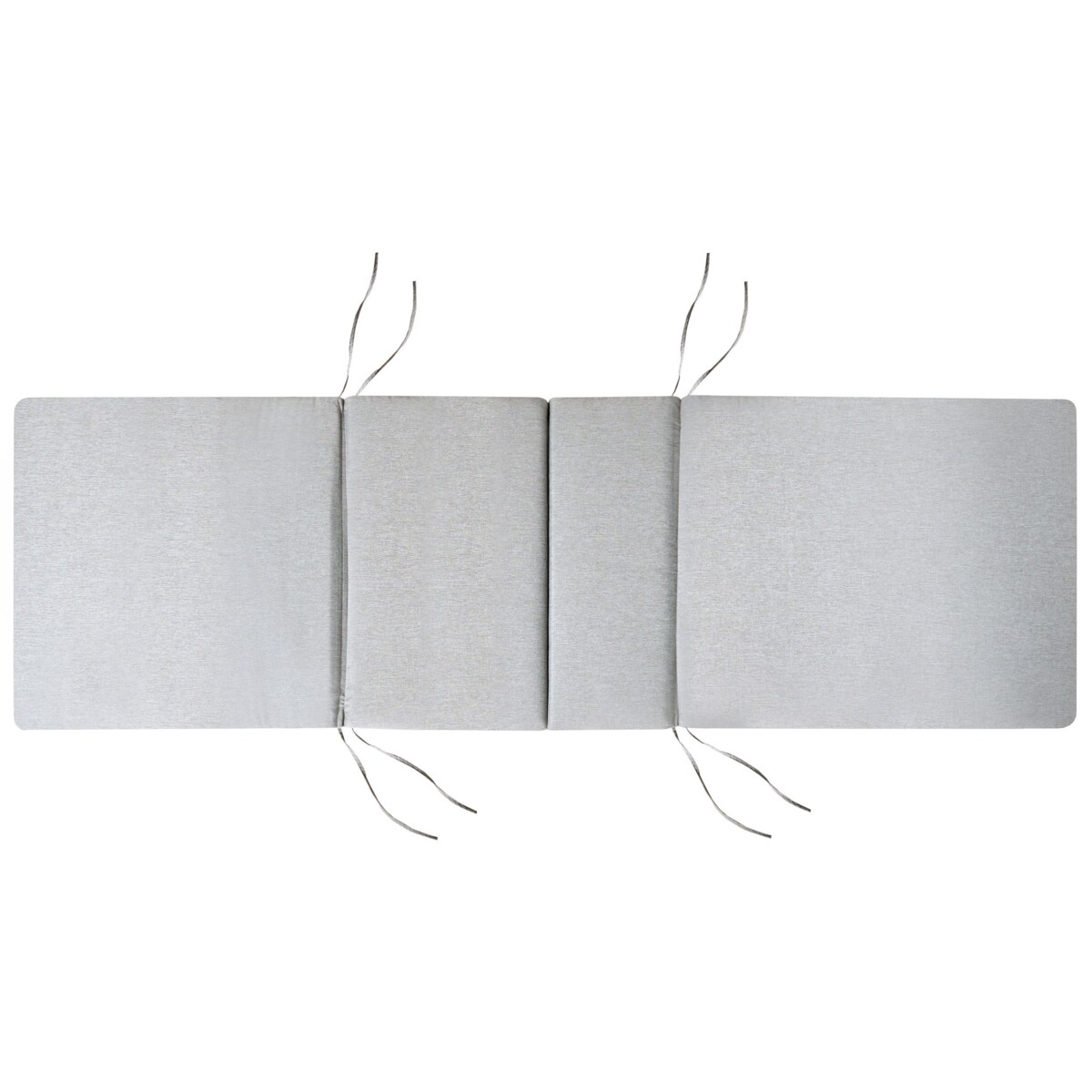 Leżak ogrodowy z poduszką AMANTEA PREMIUM Drewno akacjowe Szary