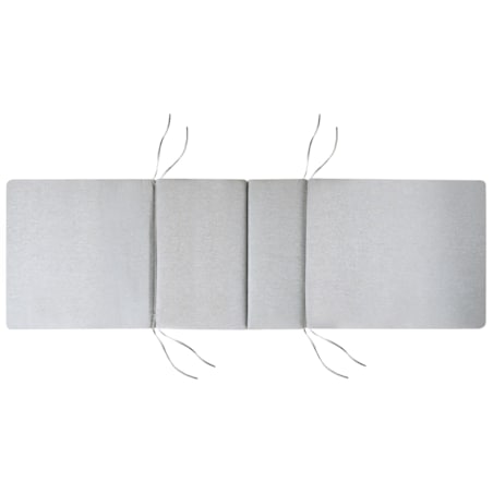 Leżak ogrodowy z poduszką AMANTEA PREMIUM Drewno akacjowe Szary