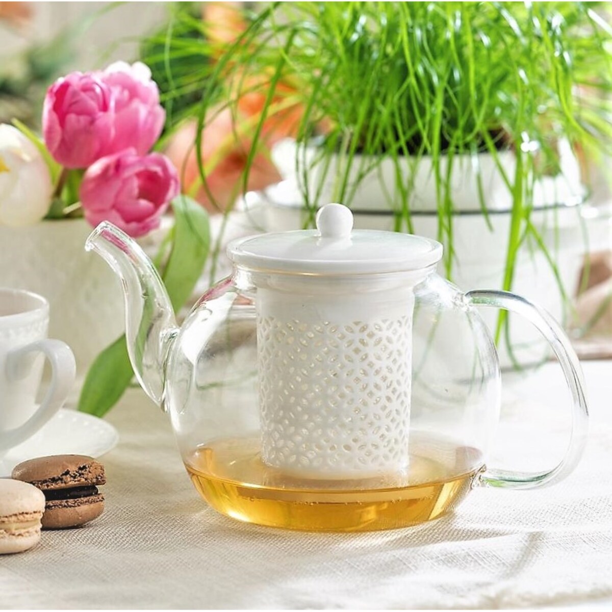 VILLA ITALIA Dzbanek z zaparzaczem szklany 850 ml SISSY