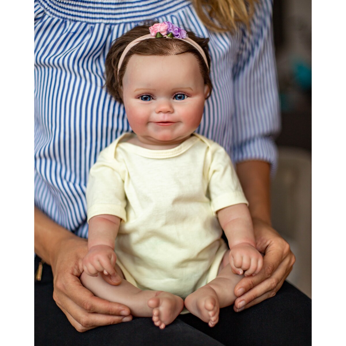 Duża Lalka jak prawdziwe dziecko Reborn Lalki Hiszpańskie z akcesoriami