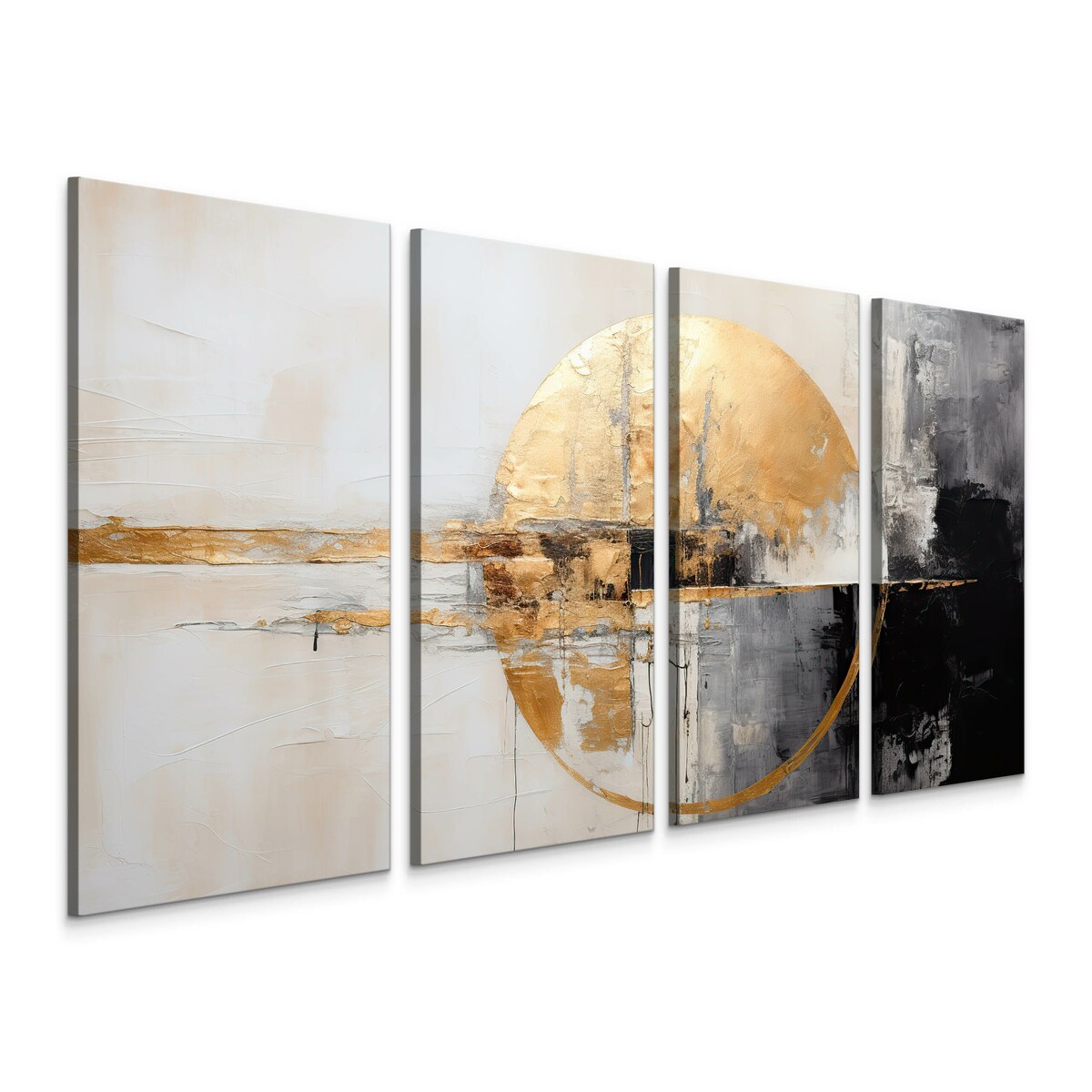 Obraz na płótnie Złota abstrakcja 120x60cm