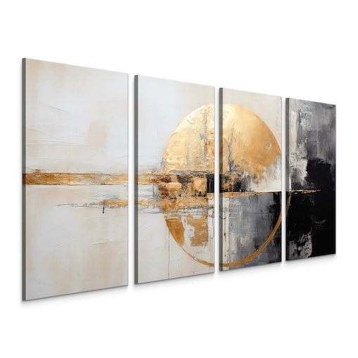 Obraz na płótnie Złota abstrakcja 120x60cm
