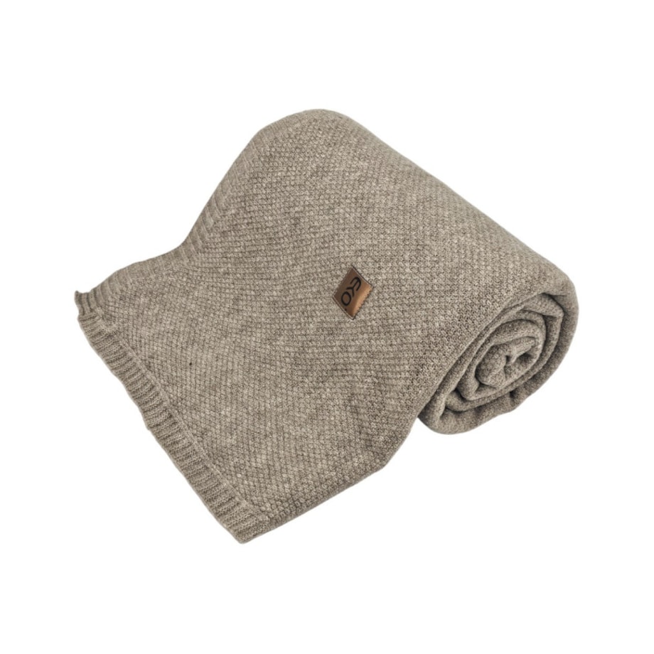 Koc dzianinowy 150x200 cm – MILANO TAUPE