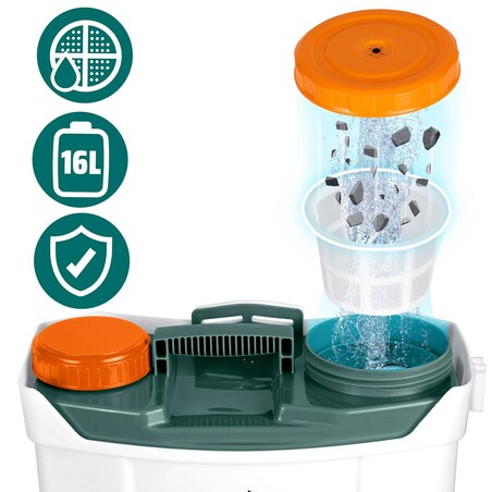 Opryskiwacz akumulatorowy Plonos PL-602 plecakowy elektryczny 16L 460200