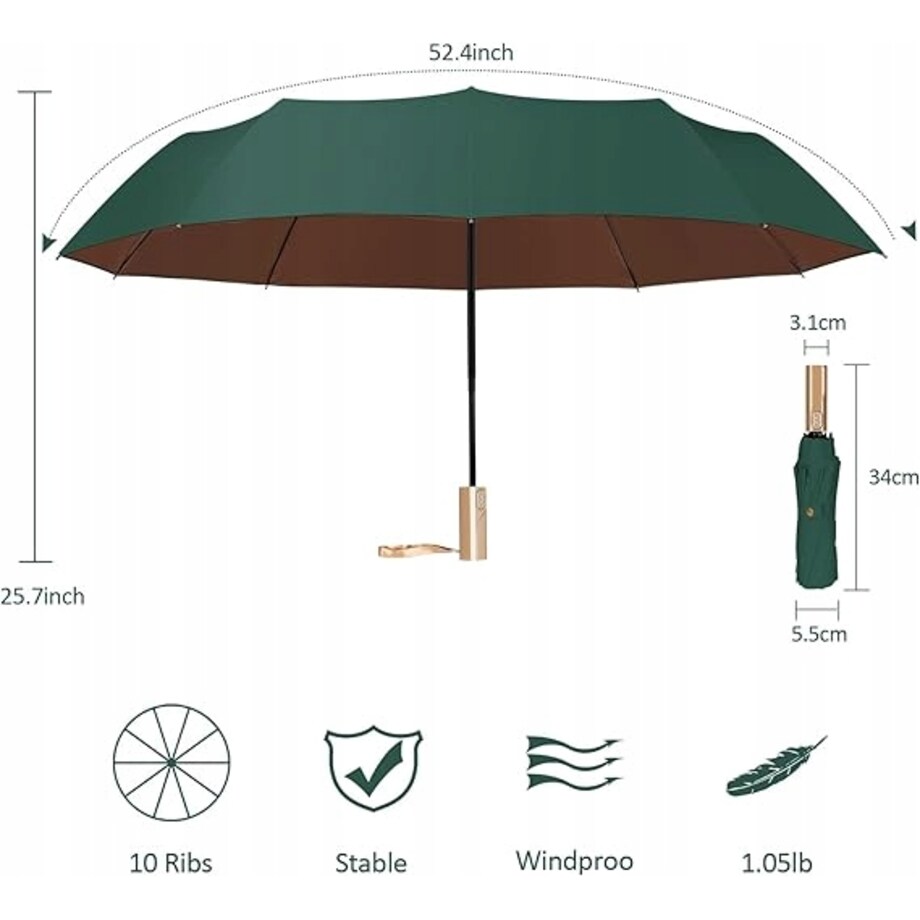 Parasol ELEGANCKI Automatyczny EKSLUZYWNA PARASOLKA Stylowy Okazały PARASOL