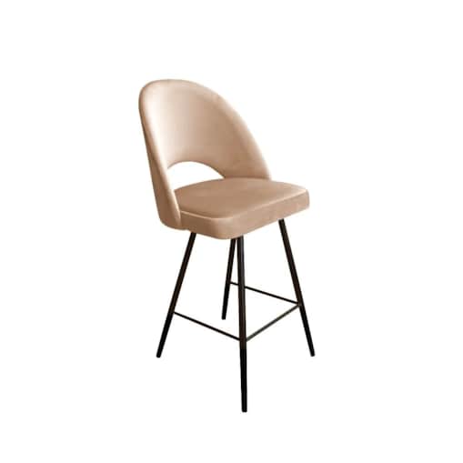 Hoker niski ISKAR VELVET beżowy