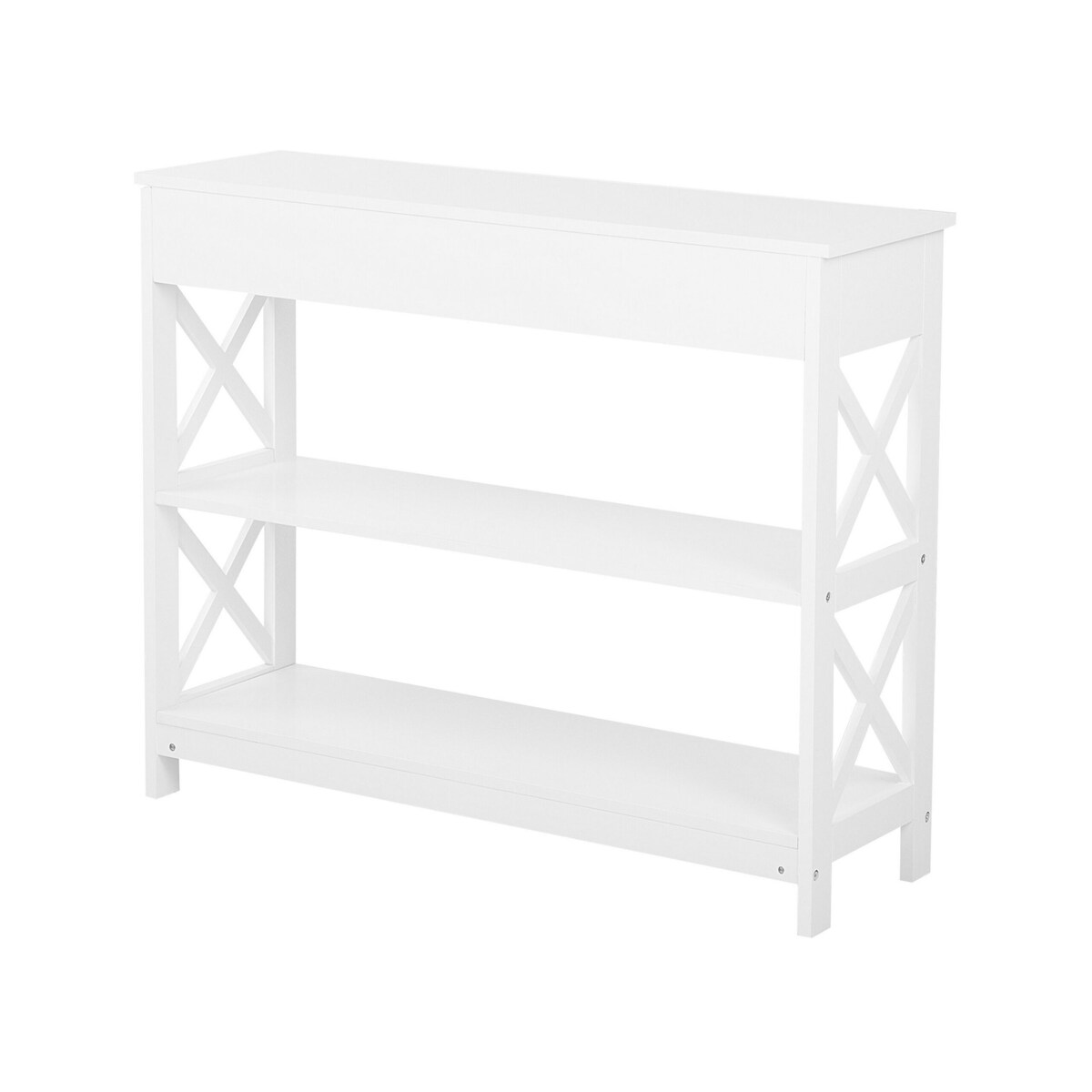 Konsola 1 szuflada biała MONTGOMERY