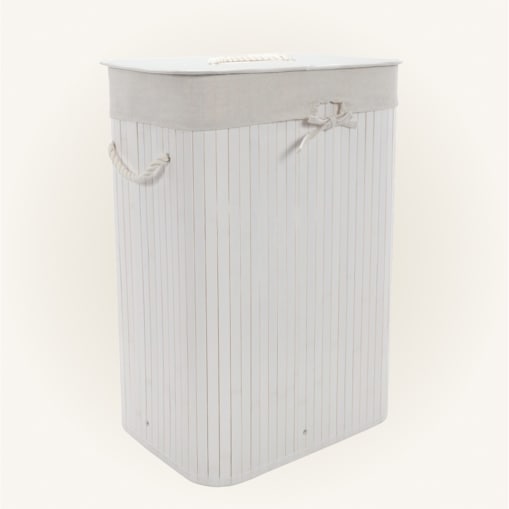 Kosz na pranie 60x40x30 cm 72 litry LAVAGG biały