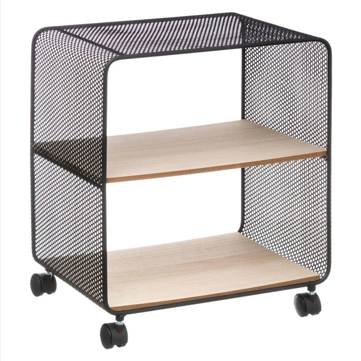 Szafka na kółkach SOUTH BAY, 2 półki, ażurowa konstrukcja