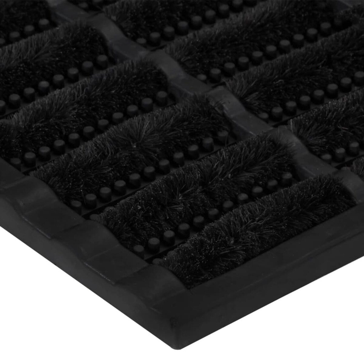 vidaXL Wycieraczka, prostokątna, 45x75 cm, guma i włókno kokosowe