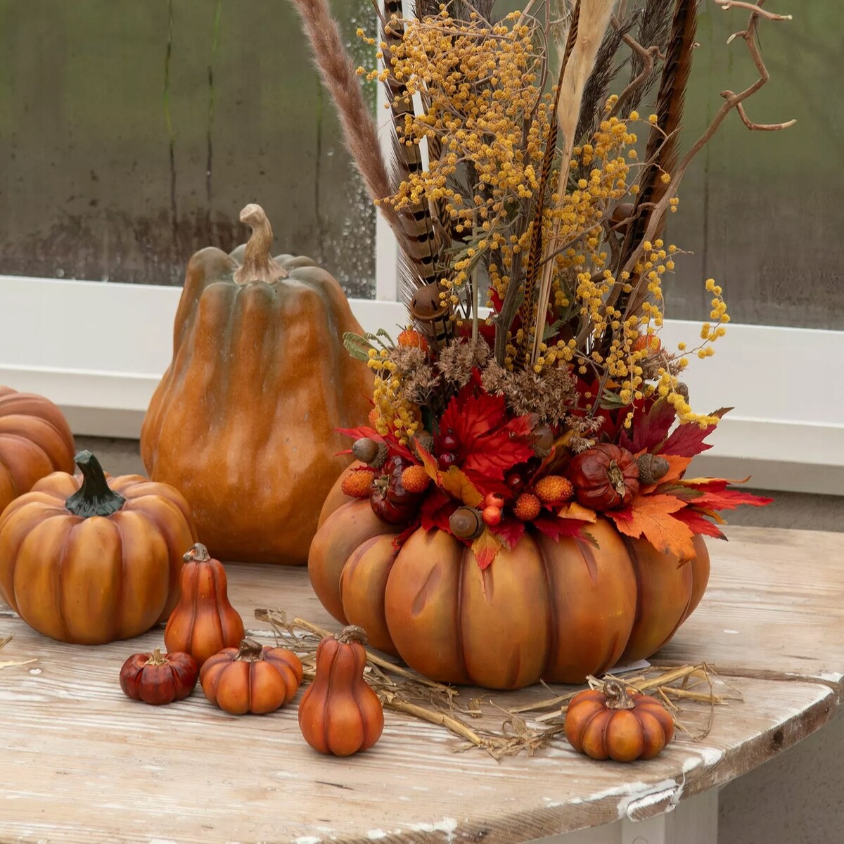 FIGURKA DYNIA HALLOWEEN ozdobna dekoracyjna 2 szt. ogrodowa wodoodporna