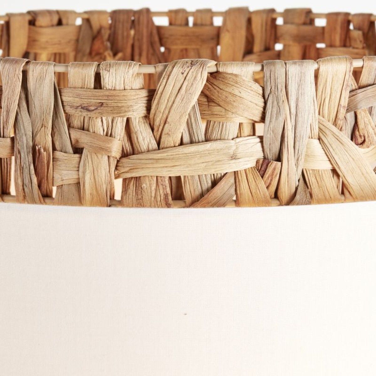 Sufitowa lampa wiklinowa Waterlilly 99828/09 Brilliant naturalna biała