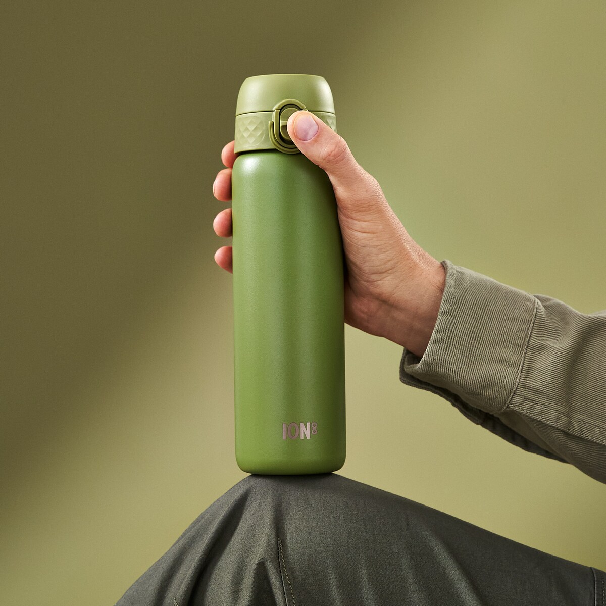 Butelka ION8 Single Wall I8SS600KGRE (MR) Khaki Green
