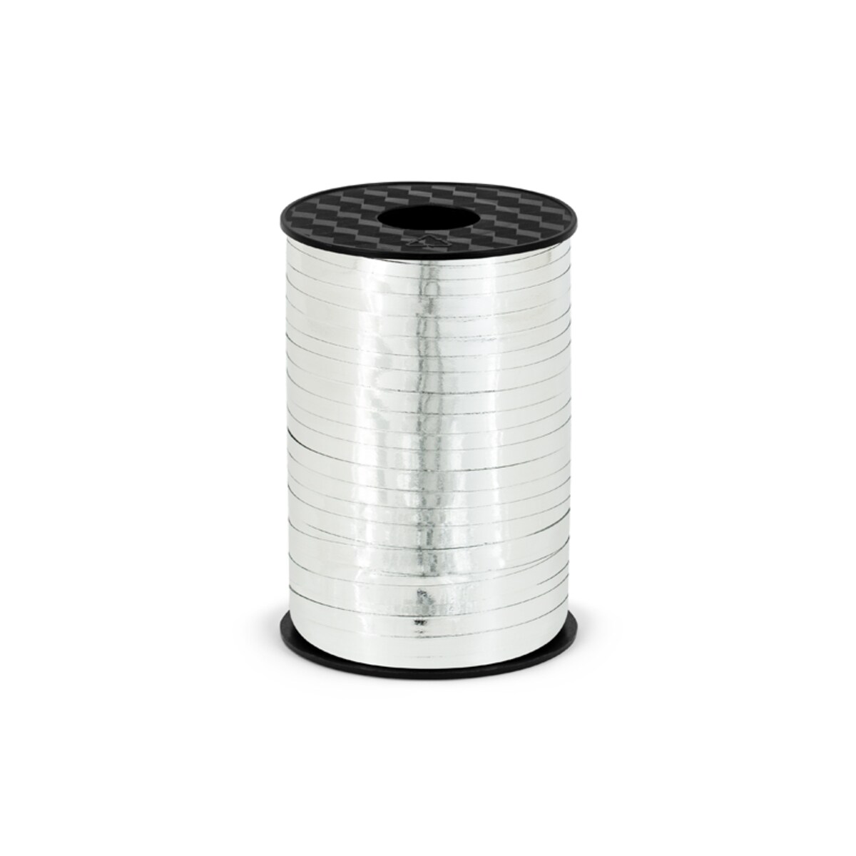 Wstążka plastikowa, srebrny, 5mm/225m