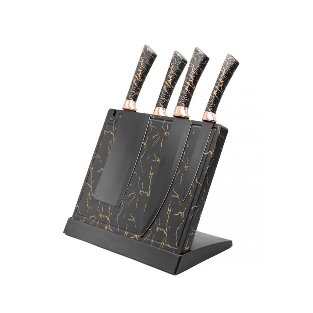 Brunbeste blok magnetyczny na noże z ostrzałką 3772