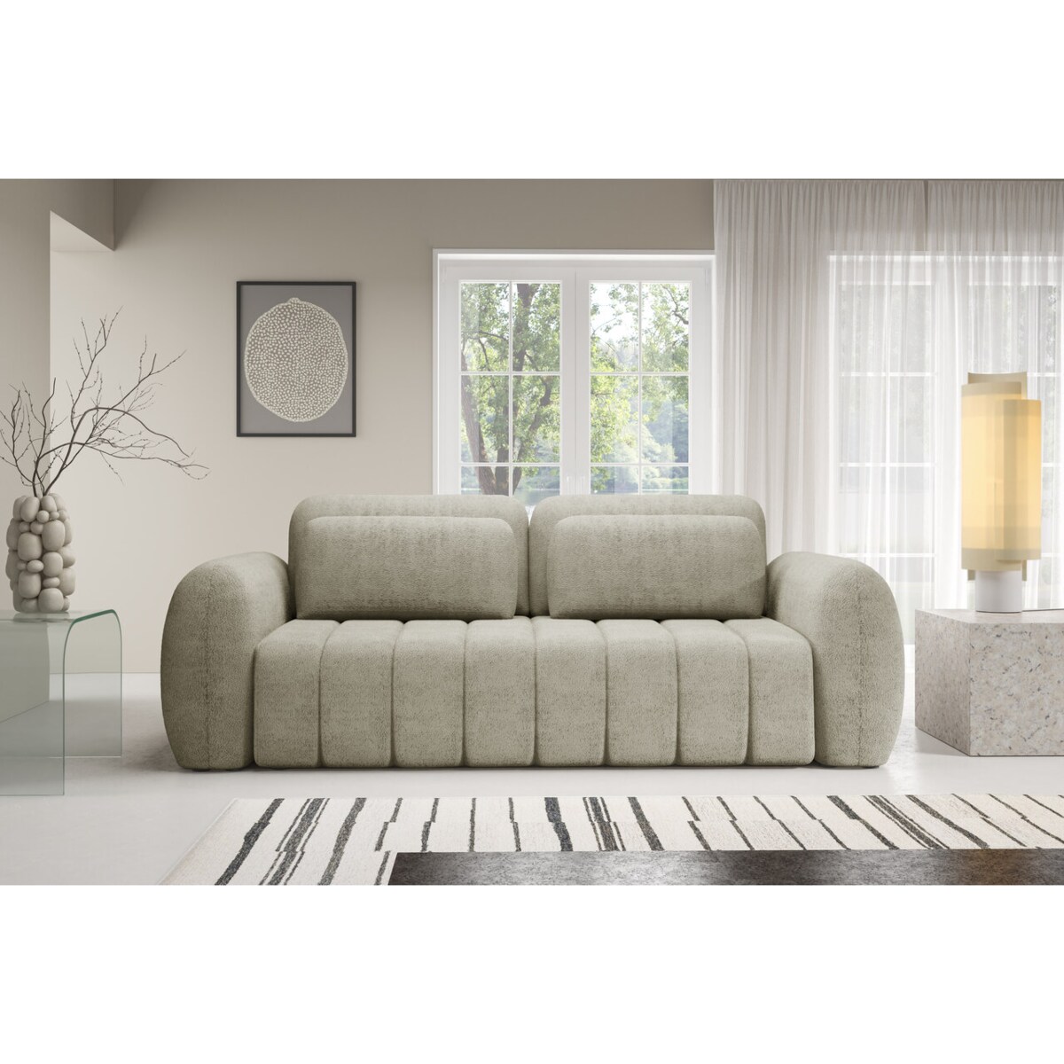 Sofa CONTII premium z funkcją spania Kolor: Quelle 03