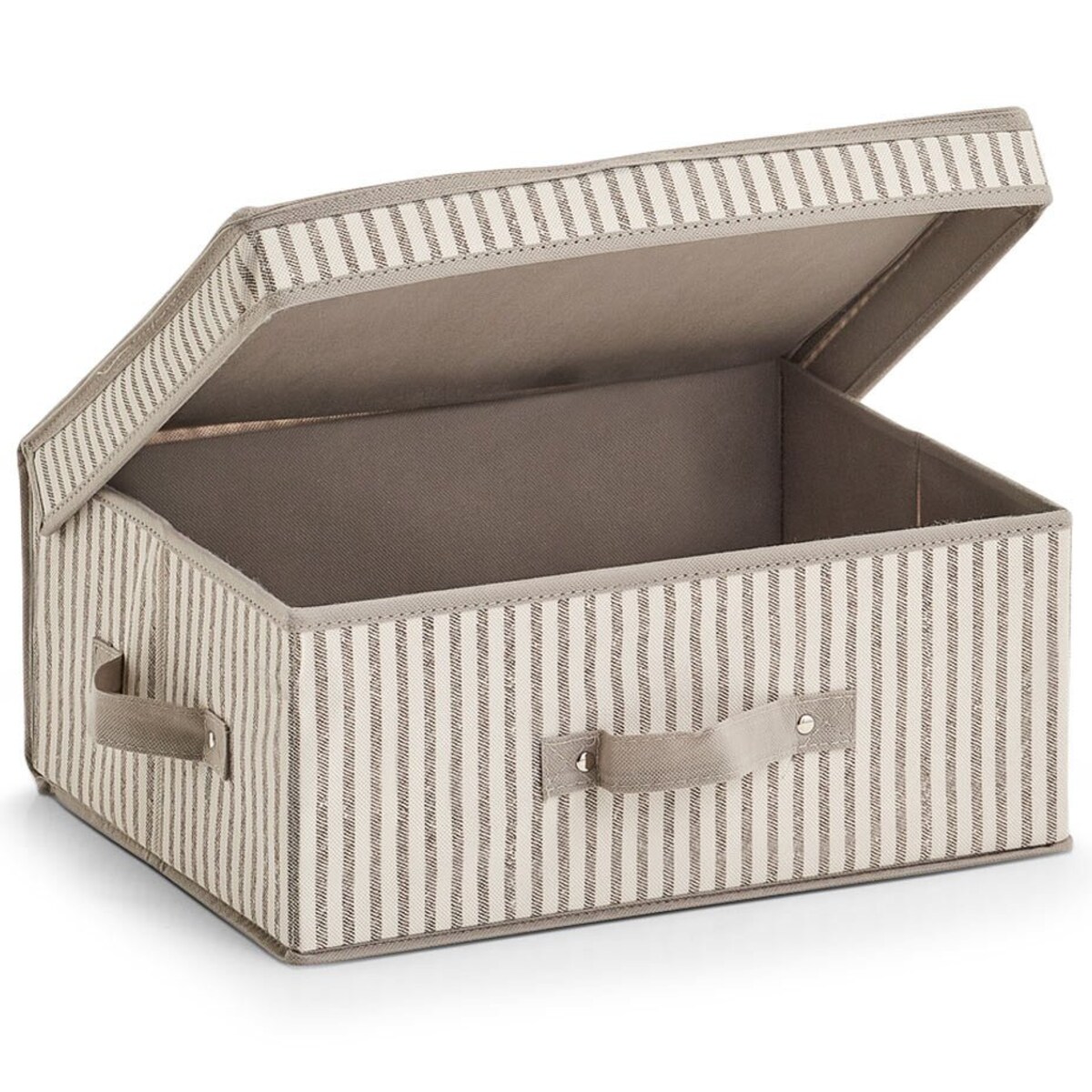 Pudełko materiałowe do przechowywania, składany pojemnik z wieczkiem - 38 x 29 x 16,5 cm, ZELLER