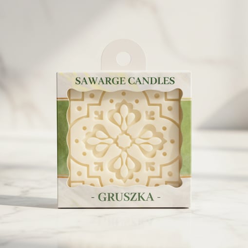 Zapachowa zawieszka do szafy wosk sojowy gruszka