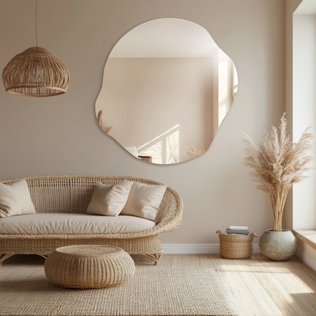 Lustro o organicznym kształcie - CYRKON