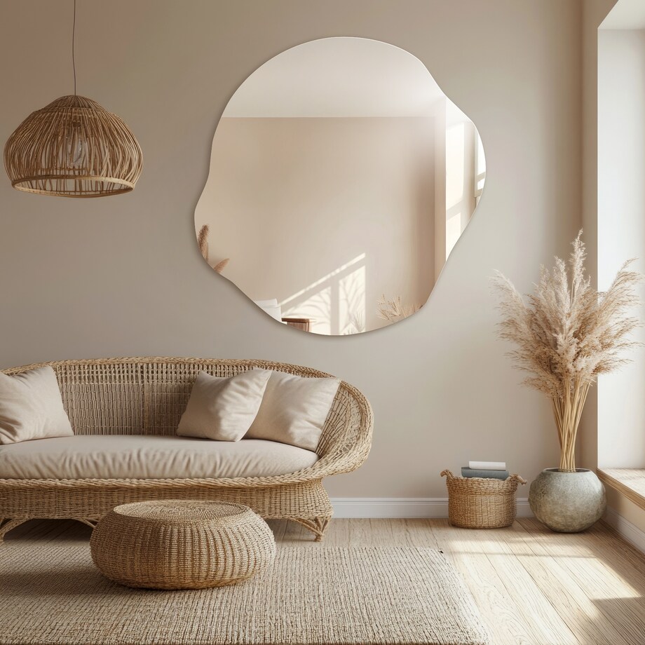 Lustro o organicznym kształcie - CYRKON