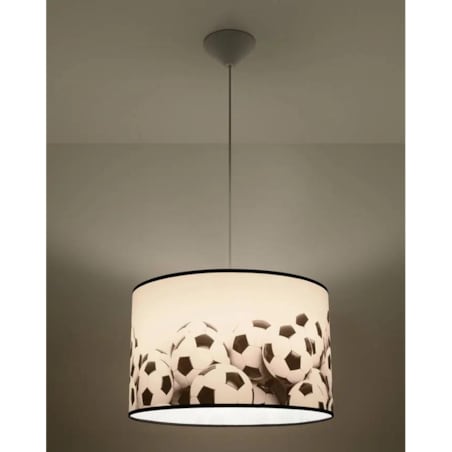Lampa wisząca PIŁKA B 40 biała