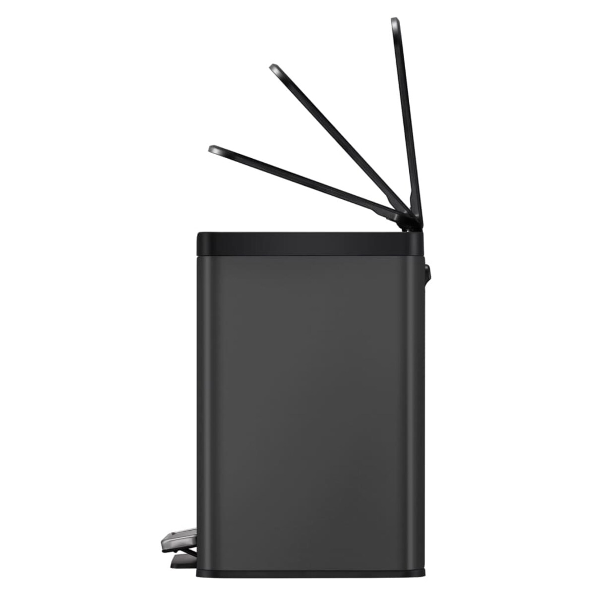 EKO Kosz na śmieci z pedałem Essential, 20 L+9 L, czarny