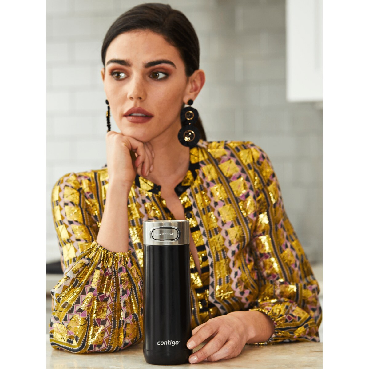 Kubek termiczny Contigo Luxe Autoseal 470ml - Licorice