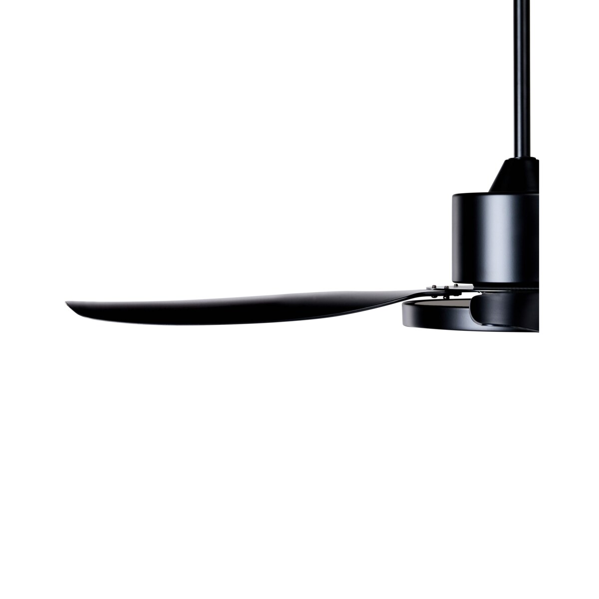 Wentylator sufitowy z lampą LOUVET Czarny