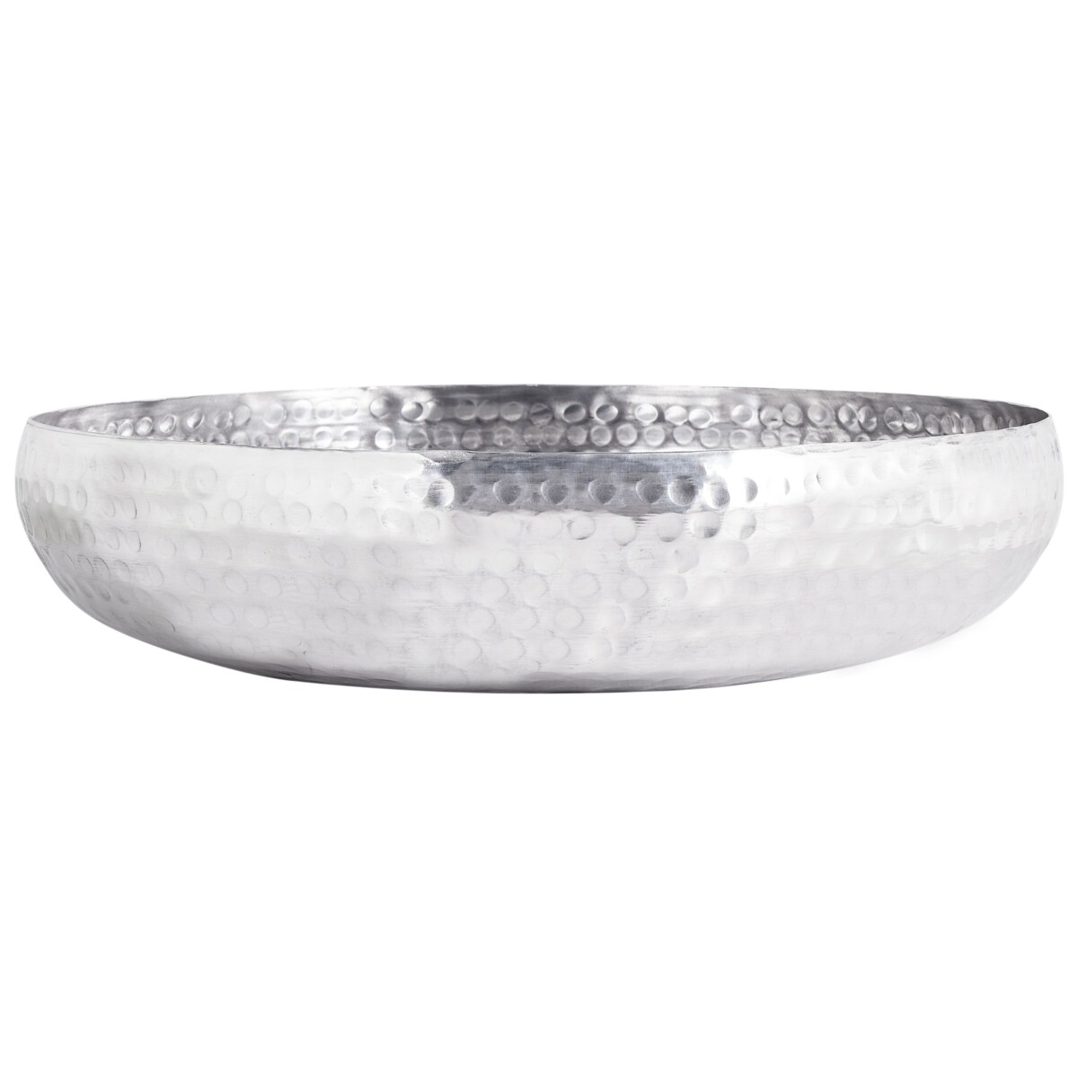 Misa dekoracyjna metalowa srebrna TANIS