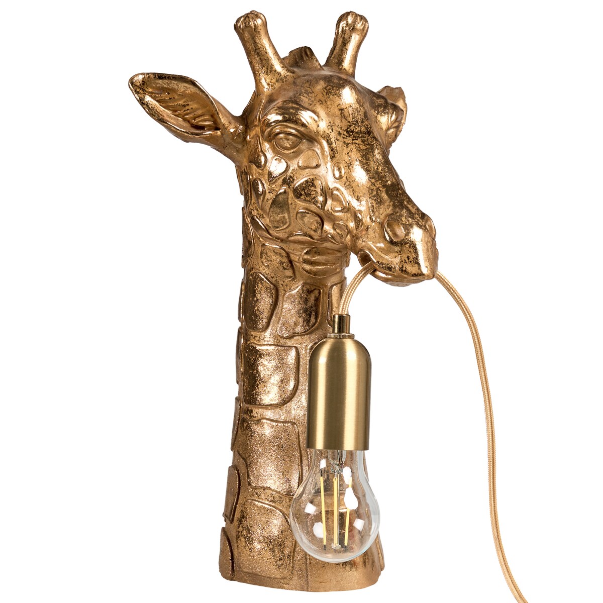 Lampa stołowa Żyrafa MALAIKA Złoty