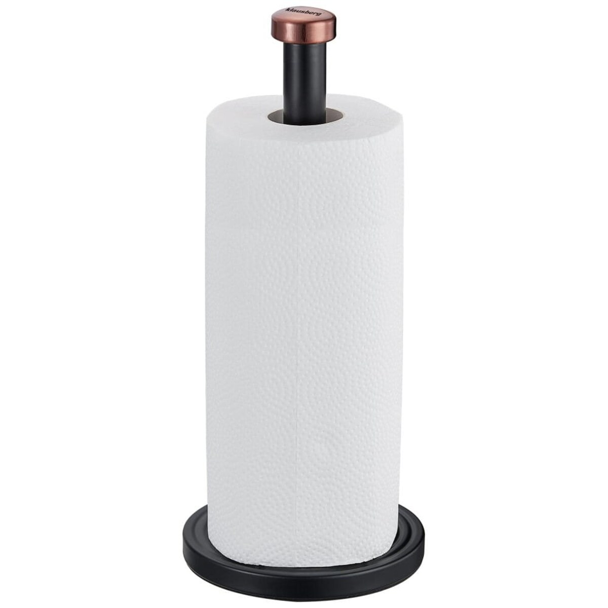 Stojak kuchenny na ręcznik papierowy czarny KLAUSBERG