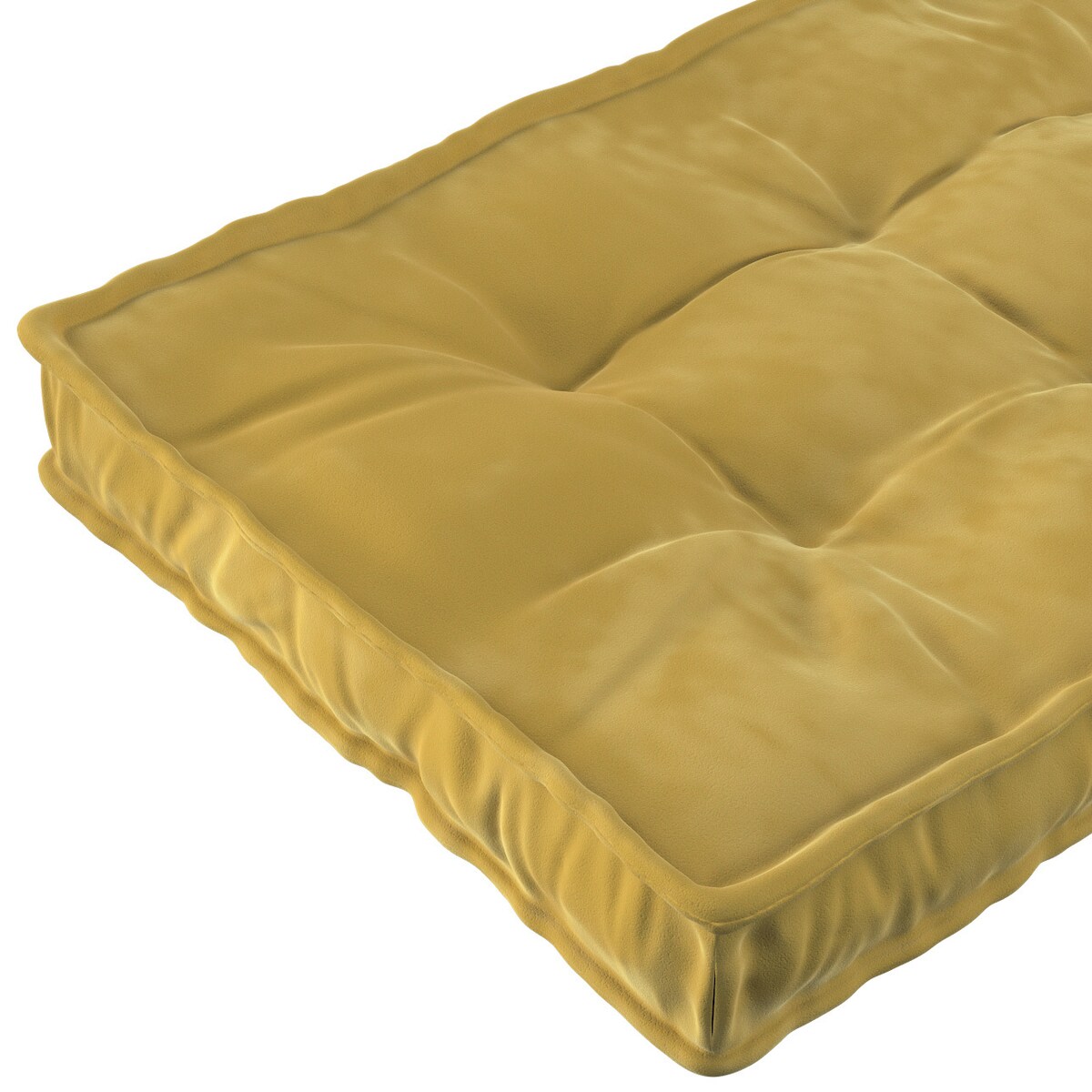 Materac francuski, oliwkowy zielony, 120x60x10cm, Posh Velvet