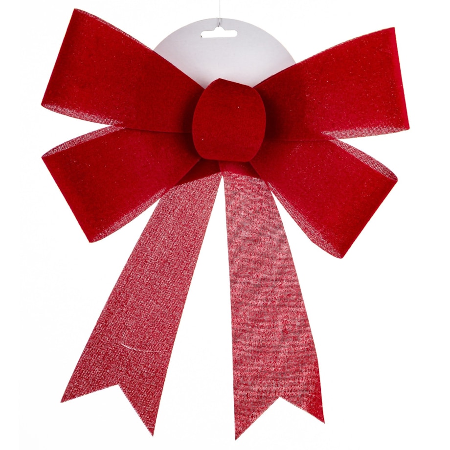 Dekoracja - kokarda kpl. 4 szt. 35x30x5 cm ARCUS czerwony