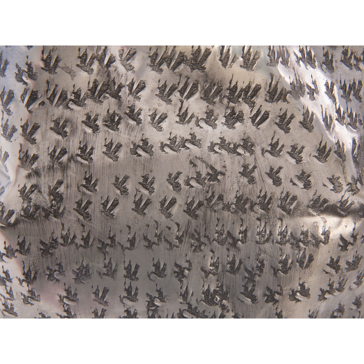 Stolik kawowy tekowy srebrny GORDON