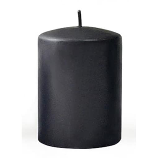 Świeca CLASSIC CANDLES Walec mały 7xh10cm parafinowa czarna