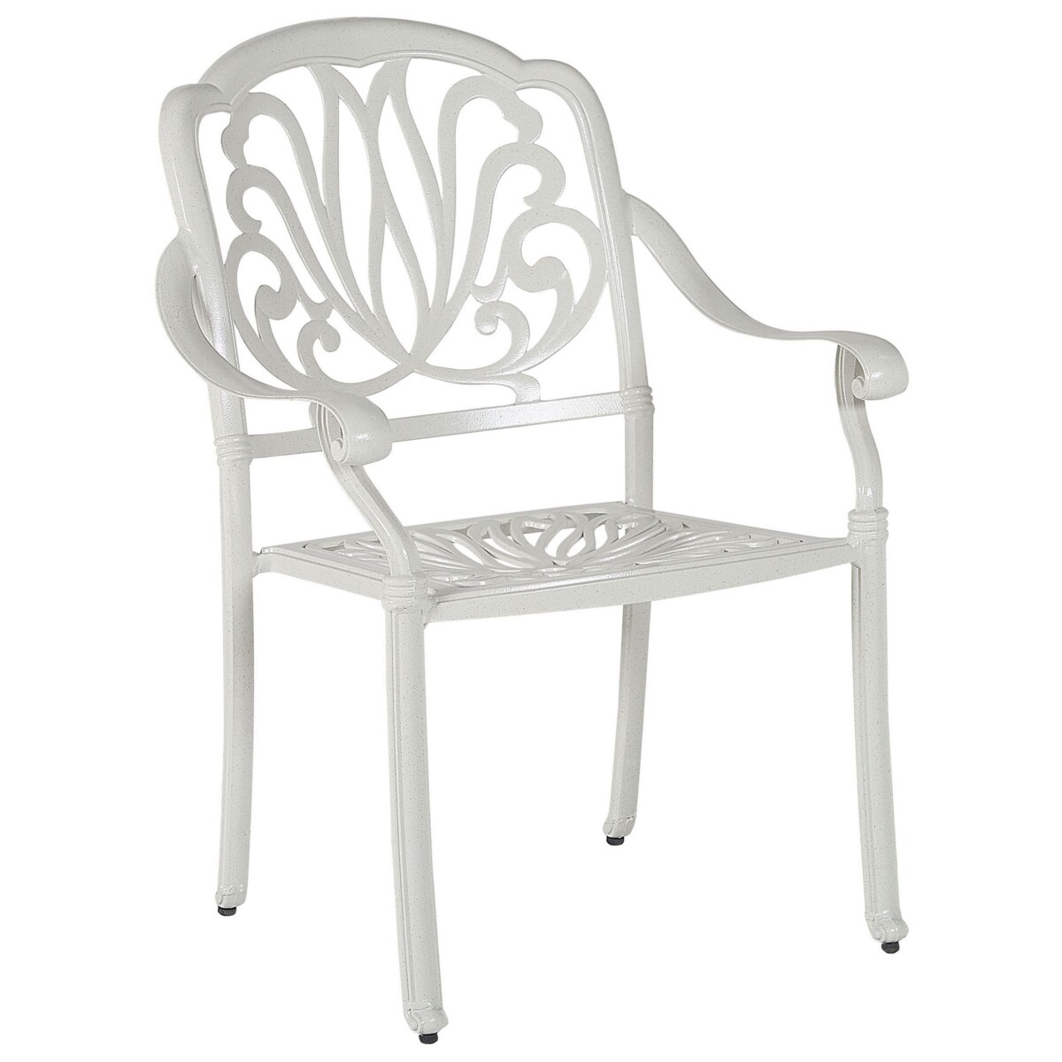 Zestaw 4 krzeseł ogrodowych biały ANCONA