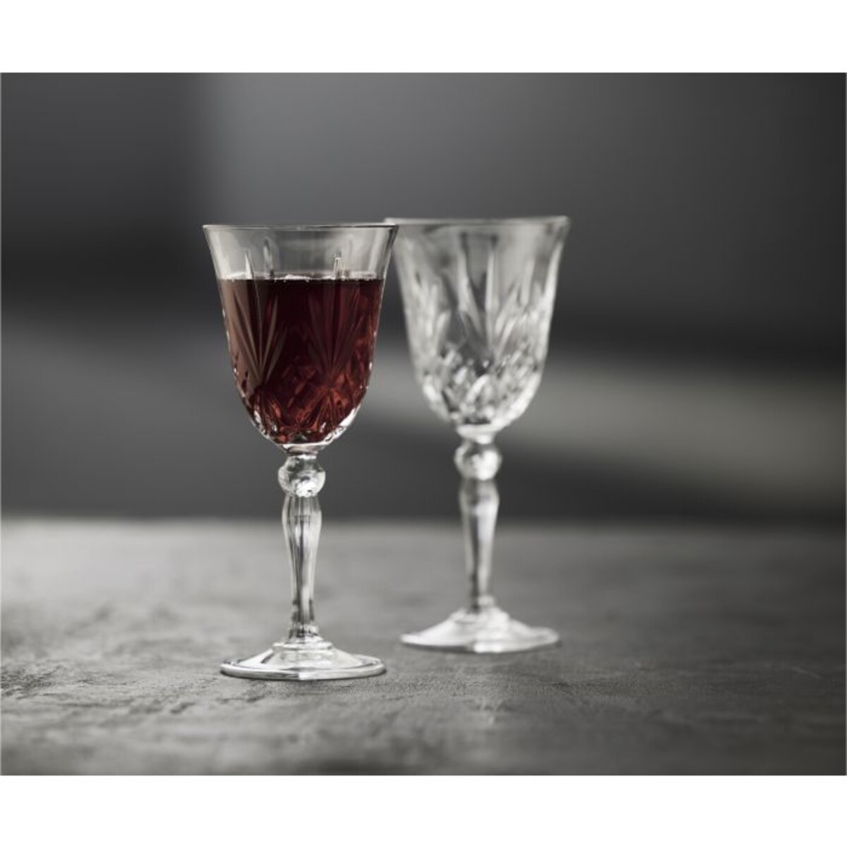 Kieliszki do czerwonego wina ze szkła kryształowego Melodia 270 ml 4 sztuki 916098