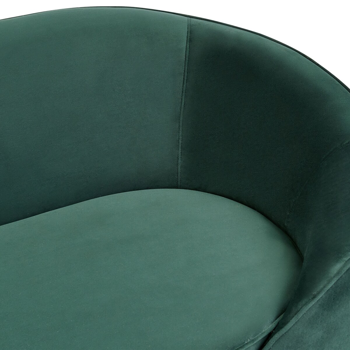 Sofa dla 2 osób SAVAR Welur Szmaragdowy