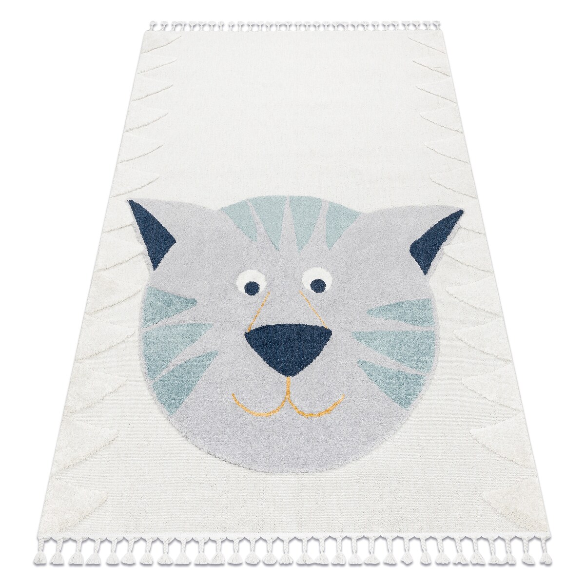 Dywan YOYO GD80 biały / szary - Tygrysek dla 120x170 cm