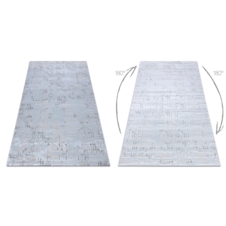 Dywan AKRYL DIZAYN 8840 jasny niebieski 80x150 cm