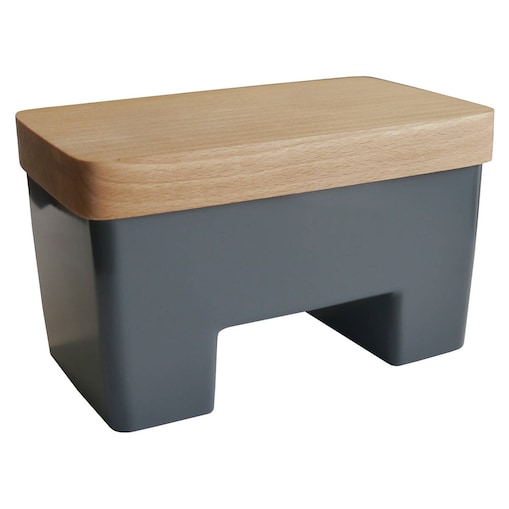 Maselniczka na wodę z drewnianą pokrywą