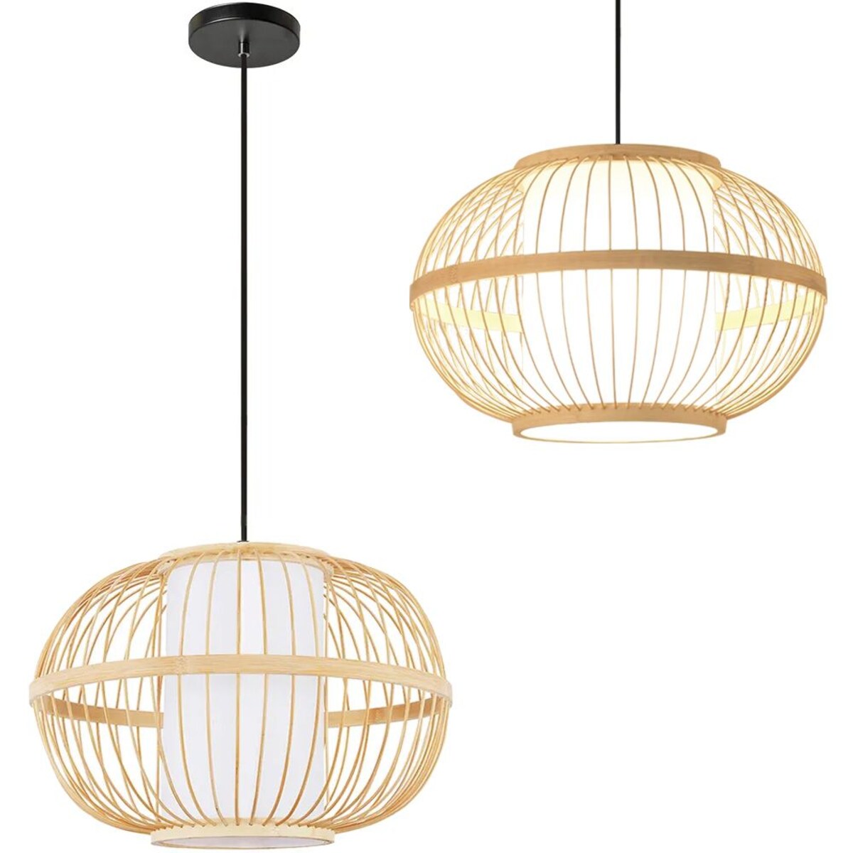Lampa wisząca nauralna Boho 50cm APP1632-1CP